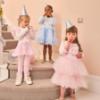 Picture of Caramelo Kids Girls Winter Royal Magic Tunic & Legging Set X 2 - Ivory Pink Silver