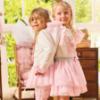 Picture of Caramelo Kids Girls Winter Royal Magic Top & Skirt Set X 2 - Ivory Pink Silver