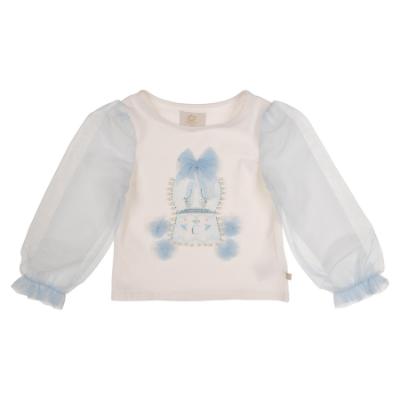 Picture of Caramelo Kids Girls Winter Snow Globe Skirt Set X 2 - Ivory Blue