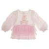 Picture of Caramelo Kids Girls Winter Snow Globe Legging Set X 2 - Ivory Pink