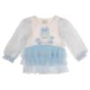 Picture of Caramelo Kids Girls Winter Snow Globe Legging Set X 2 - Ivory Blue
