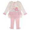 Picture of Caramelo Kids Girls Winter Make Believe Legging Set X 2 - Ivory Pink