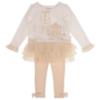 Picture of Caramelo Kids Girls Winter Make Believe Legging Set X 2 - Ivory Mink