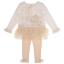 Picture of Caramelo Kids Girls Winter Make Believe Legging Set X 2 - Ivory Mink