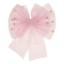 Picture of Caramelo Kids Girls Large Tulle & Pearls Hair Bow with Clip - Pink
