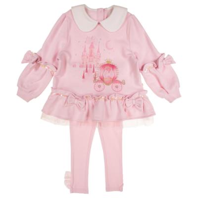 Picture of Caramelo Kids Girls Winter Make Believe Longer Tunic & Legging Set X 2 - Pink