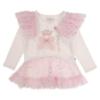 Picture of Caramelo Kids Girls Winter Royal Magic Tunic & Legging Set X 2 - Ivory Pink Silver