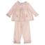 Picture of Beau KiD Girls Embroidered Teddy Stripe Pyjamas Set X 2 - Pink Ivory