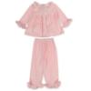 Picture of Beau KiD Girls Embroidered Fairytale Pyjamas Set X 2 - Pink Ivory