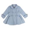 Picture of Beau KiD Girls Traditional Coat & Hat Set With Large Bow X 2 - Sky Blue