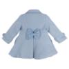 Picture of Beau KiD Girls Traditional Coat & Hat Set With Large Bow X 2 - Sky Blue