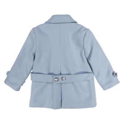 Picture of Beau KiD Boys Traditional Double Breasted Coat - Sky Blue