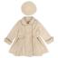 Picture of Beau KiD Girls Traditional Coat & Hat Set X 2 - Beige