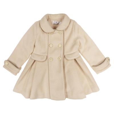 Picture of Beau KiD Girls Traditional Coat & Hat Set X 2 - Beige