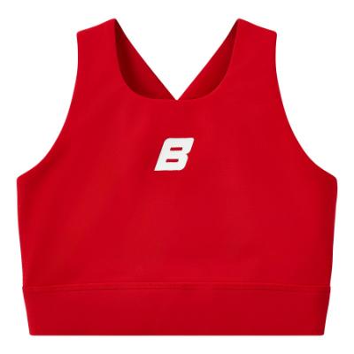 Picture of Bonini by A* Dee Aspire Crop Sports Top - Vibrant Red