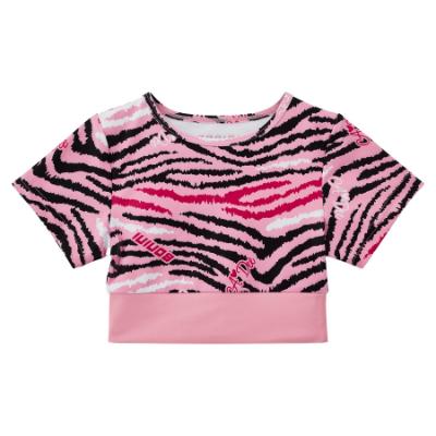 Picture of PRE ORDER Bonini by A* Dee Energy Printed Sports Top - Peony Pink