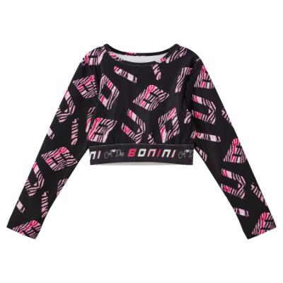 Picture of PRE ORDER Bonini by A* Dee Power Long Sleeve Sports Top - Black