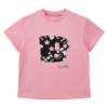 Picture of Bonini by A* Dee Dynamic Oversized Logo T-shirt - Peony Pink