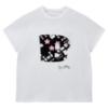 Picture of Bonini by A* Dee Dynamic Oversized Logo T-shirt - White
