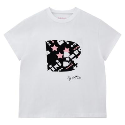 Picture of PRE ORDER Bonini by A* Dee Dynamic Oversized Logo T-shirt - White