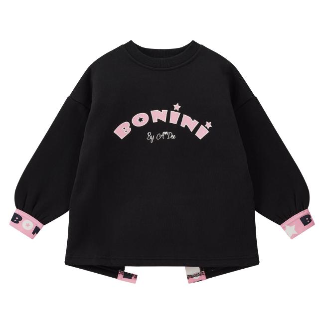 Picture of Bonini by A* Dee Groove Tape Sweatshirt - Black