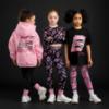 Picture of Bonini by A* Dee Sparkle Oversized Hoodie - Peony Pink