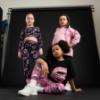 Picture of Bonini by A* Dee Sparkle Oversized Hoodie - Peony Pink