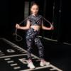 Picture of Bonini by A* Dee Sprint Logo Sport Leggings - Black Pink