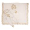 Picture of Bimbalo Baby Girls Velour Sleepsuit & Matching Blanket Set X 2 - Ivory Gold