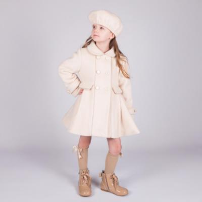 Picture of Beau KiD Girls Traditional Coat & Hat Set X 2 - Beige