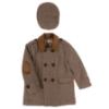 Picture of Beau KiD Boys Traditional Country Coat & Cap Set X 2 - Camel