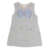 Picture of Beau KiD Girls Tweed Dress & Jacket Set  X 2 - Blue White Gold
