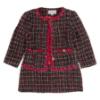 Picture of Beau KiD Girls Tweed Dress & Jacket Set  X 2 - Black Red Silver
