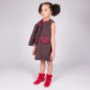 Picture of Beau KiD Girls Tweed Dress & Jacket Set  X 2 - Black Red Silver