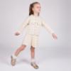 Picture of Beau KiD Girls Knitted Cardigan & Pleated Skirt Set X 2 - Ivory Gold