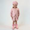 Picture of Beau KiD Girls Fur Trimmed Tweed Shorts Beret & Jacket Set  X 2 - Pink White