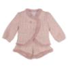 Picture of Beau KiD Girls Fur Trimmed Tweed Shorts Beret & Jacket Set  X 2 - Pink White