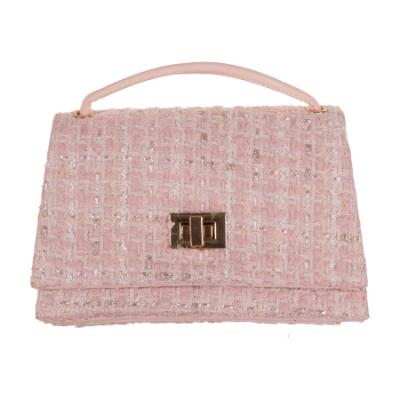 Picture of Beau KiD Girls Tweed Cross Body Bag - Pink