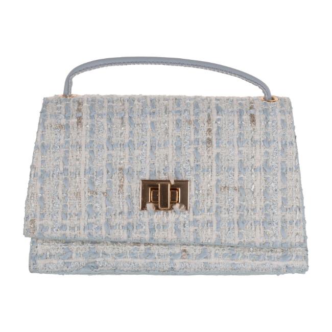 Picture of Beau KiD Girls Tweed Cross Body Bag - Blue