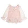 Picture of Beau KiD Girls Ruffle Pyjamas With Lace - Pink Ivory