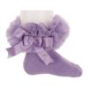 Picture of Beau KiD Girls TuTu Tulle Ruffle Ankle Socks With Satin Bow - Lavender