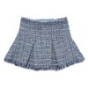 Picture of Abel & Lula Girls Tweed Jacket & Skirt Set X 2 - Sky Blue