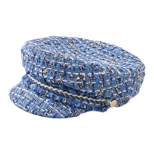 Picture of Abel & Lula Girls Tweed Cap- Sky Blue