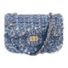 Picture of Abel & Lula Girls Tweed Handbag - Sky Blue