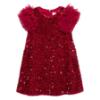 Picture of Abel & Lula Girls Sequin & Tulle Dress - Vibrant Red