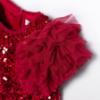 Picture of Abel & Lula Girls Sequin & Tulle Dress - Vibrant Red