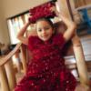 Picture of Abel & Lula Girls Sequin Bag - Vibrant Red