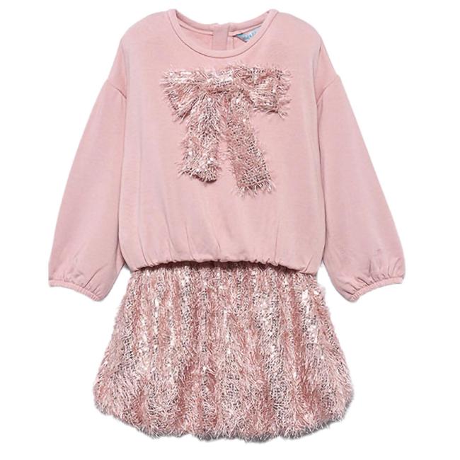 Picture of Abel & Lula Girls Top & Puffball Skirt Set X 2 - Petal Pink