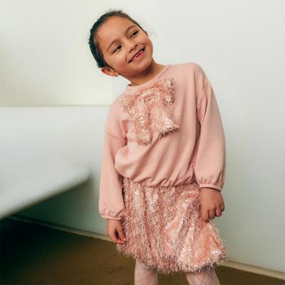 Picture of Abel & Lula Girls Top & Puffball Skirt Set X 2 - Petal Pink