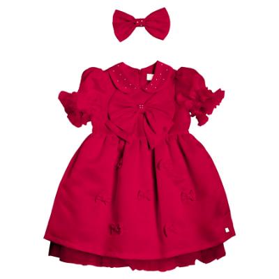 Picture of Caramelo Kids Girls Party Dress & Hairclip Set X 2 - Red
